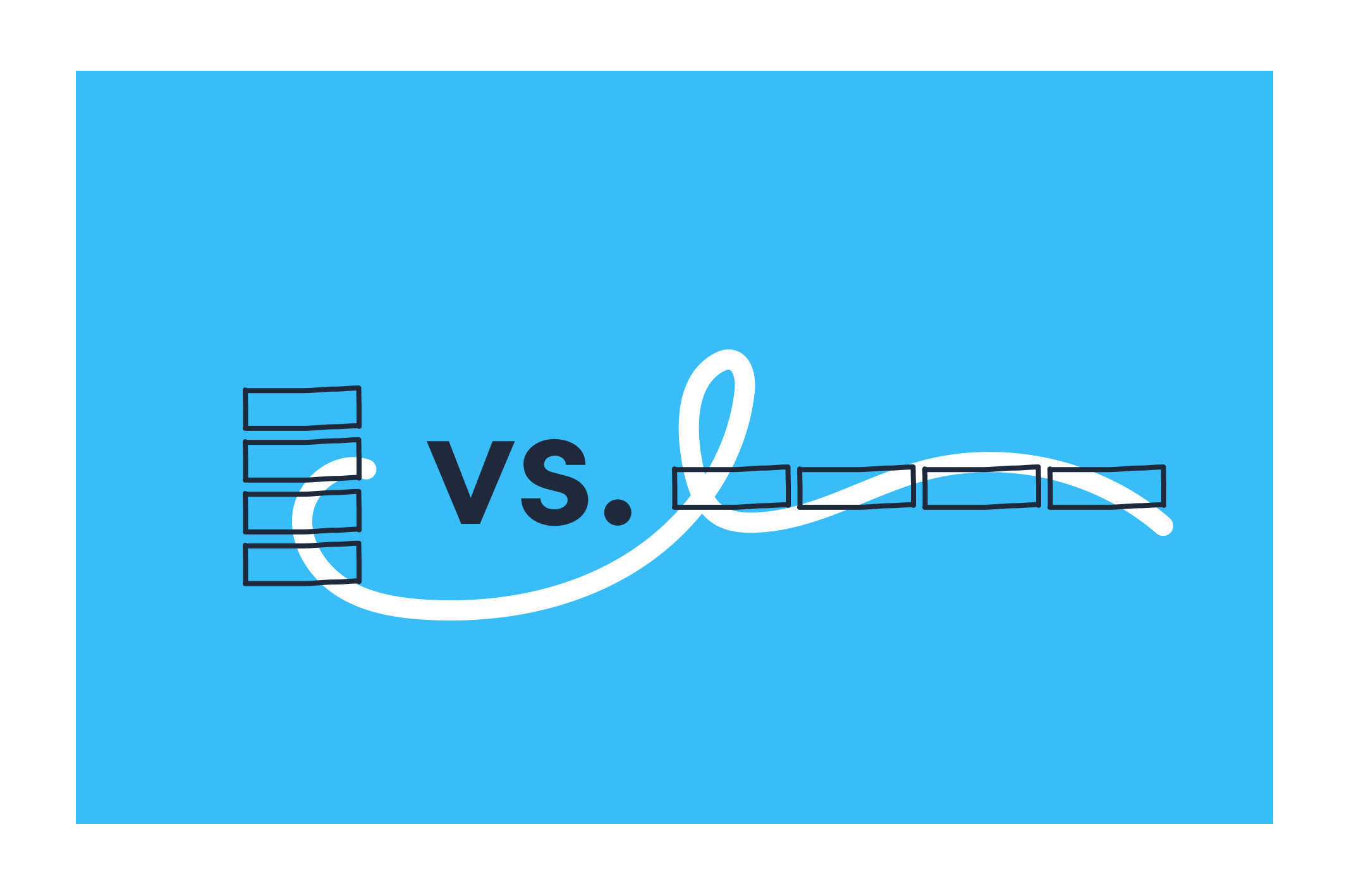 Illustration Typography Box vs. Inline