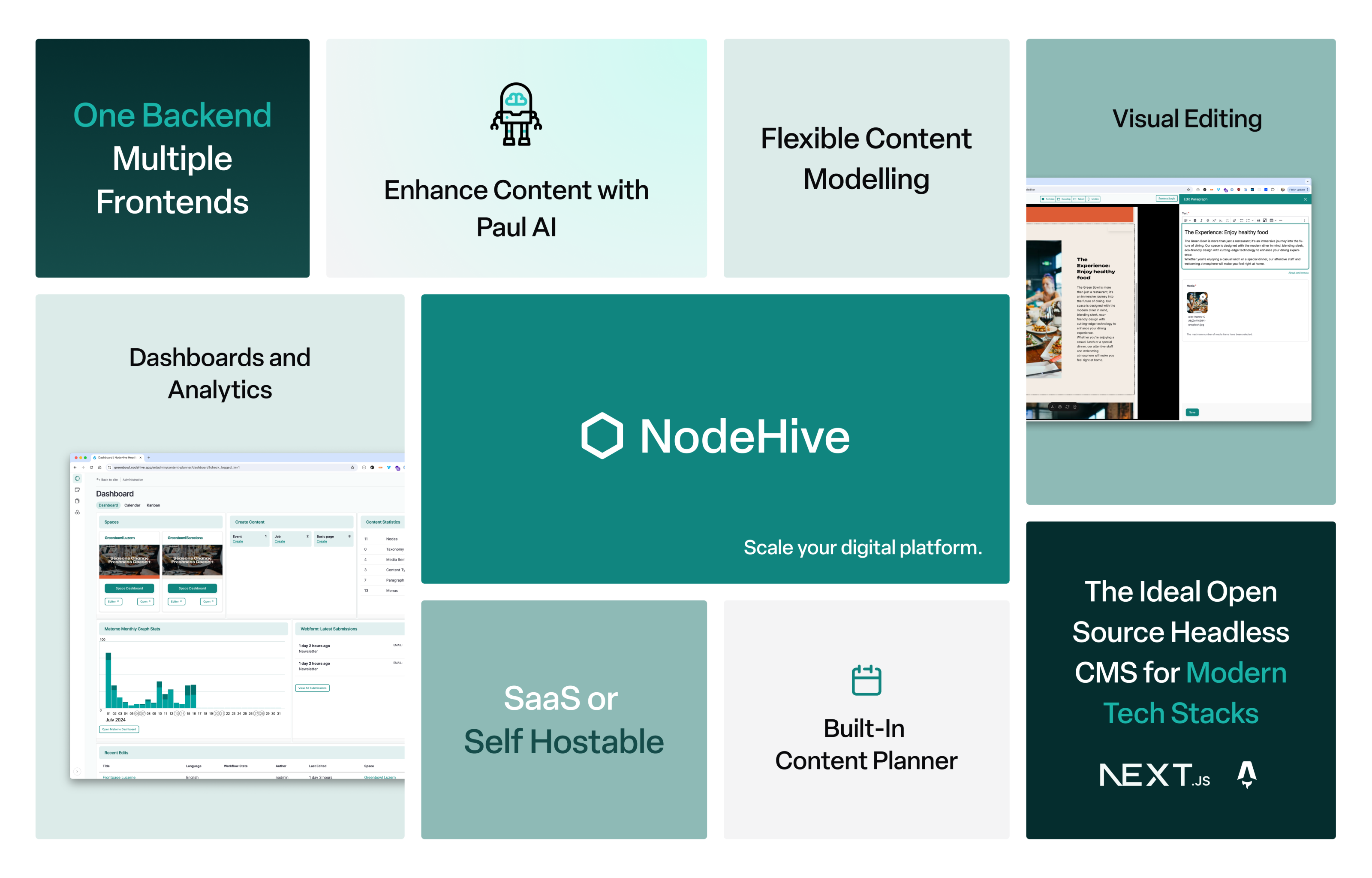 NodeHive Headless CMS Summary